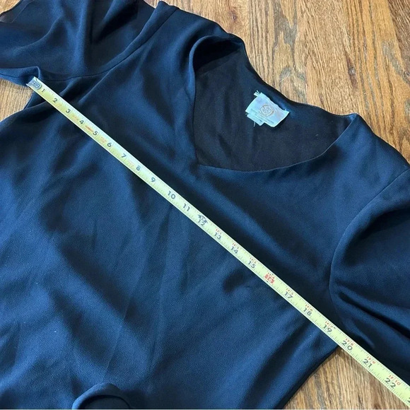 Vintage SANDRO Black Dress Ruffles - See Pictures For Measurements - Picture 7 of 8